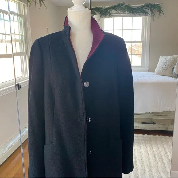 Boden Hengrave Coat Black NWT 8 - Picture 13 of 15
